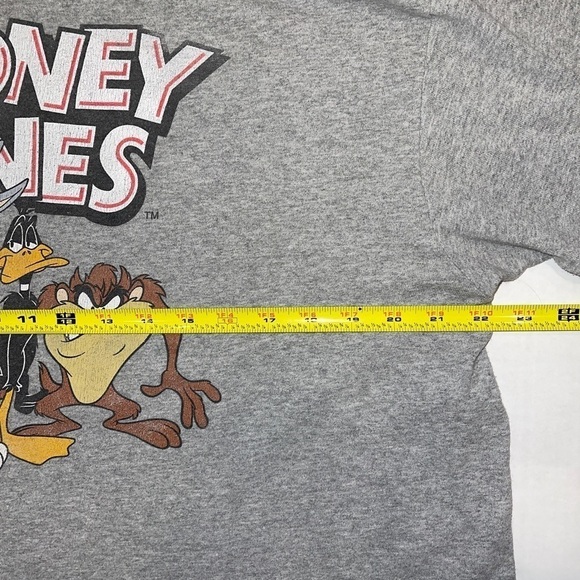 Looney Tunes Unisex T Shirt Size XL Gray Short Sleeve 100% Cotton - Picture 9 of 9